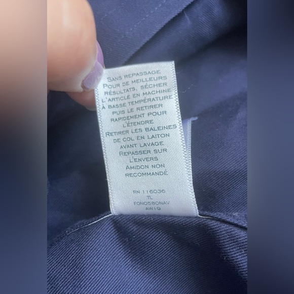 Charles Tyrwhitt Men Blue Button Up Shirt Size 15.5 - Picture 9 of 9